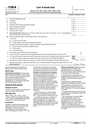1125-A - Fill out Form 1125-A Online in 2025