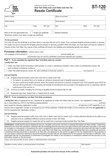 ST-120 - Fill out Form ST-120 Online in 2025