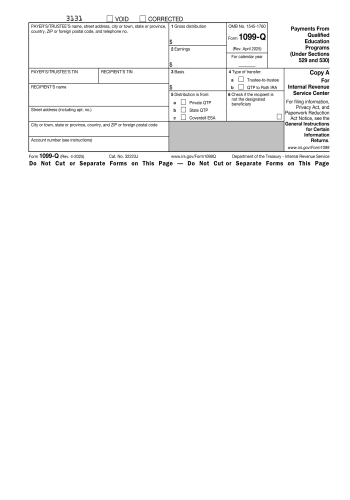 1099-Q - Fill out Form 1099-Q Online in 2025
