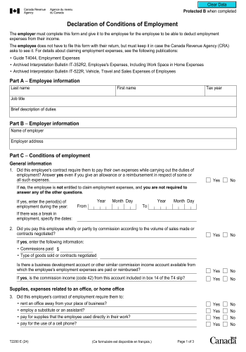 T2200 - T2200 Form for 2025