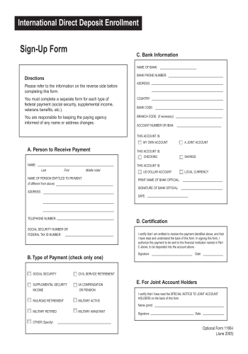 OF 1199-I - OF 1199-I Financial Form for 2025