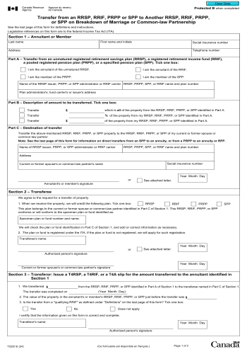 T2220 - T2220 Financial Form for 2025
