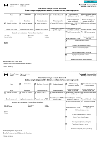 T4FHSA - T4FHSA Financial Form for 2025