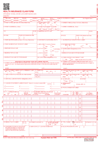 CMS-1500 - CMS-1500 Healthcare Form for 2025
