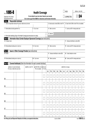 1095-B - 1095-B Form for 2025