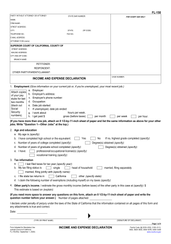 FL-150 - FL-150 Legal Form for 2025