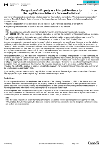 T-1255 - T-1255 Legal Form for 2025