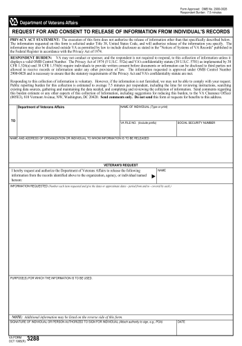 VA 3288 - VA 3288 Legal Form for 2025