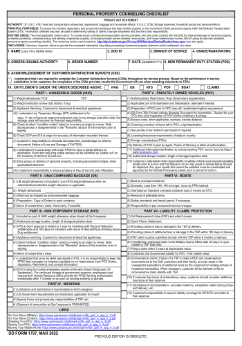 DD 1797 - Fill out DD 1797 Online in 2025
