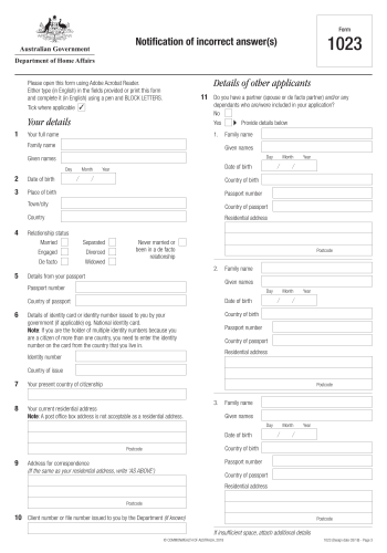 1023 - 1023 Form for 2025