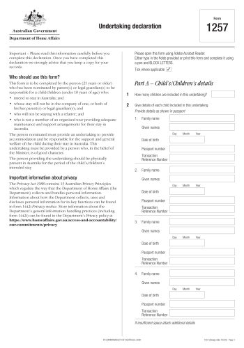 1257 - 1257 Form for 2025