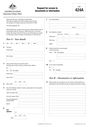 424A - 424A Form for 2025