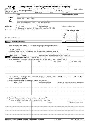 11-C - 11-C Tax Form for 2025
