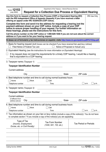12153 - 12153 Tax Form for 2025