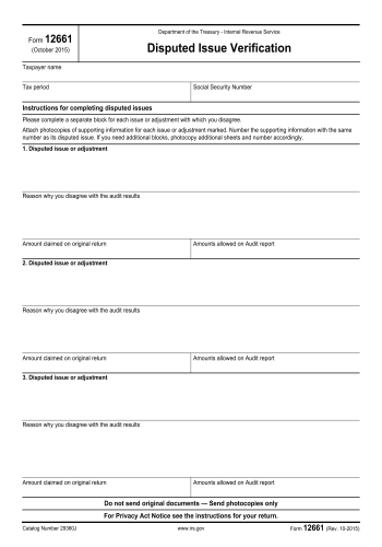 12661 - 12661 Tax Form for 2025
