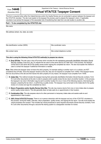 14446 - 14446 Tax Form for 2025