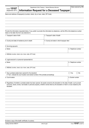 15107 - 15107 Tax Form for 2025