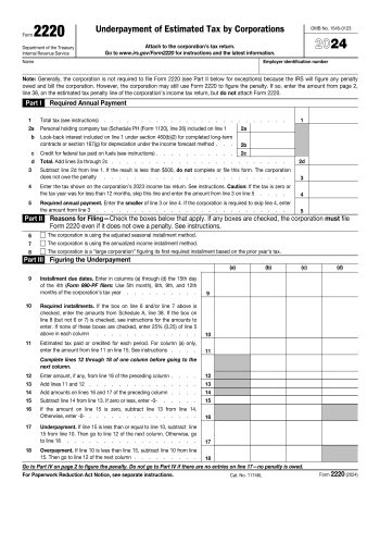 2220 - 2220 Tax Form for 2025