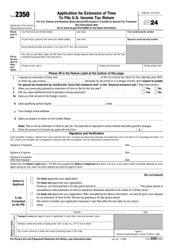 2350 - 2350 Tax Form for 2025