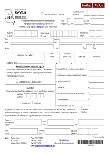 53-1 - 53-1 Tax Form for 2025
