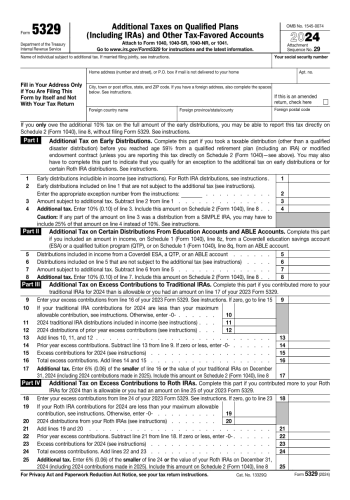 5329 - 5329 Tax Form for 2025