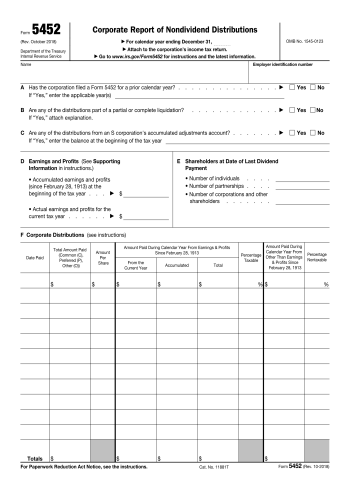 5452 - 5452 Tax Form for 2025