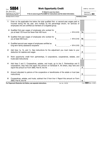 5884 - 5884 Tax Form for 2025