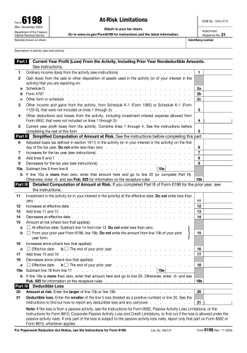 6198 - 6198 Tax Form for 2025