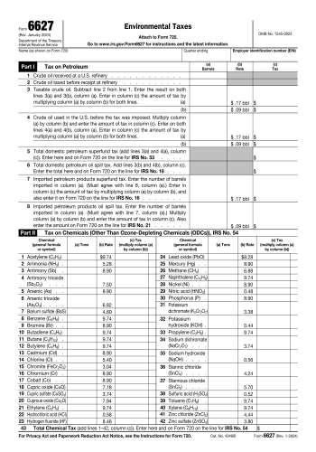 6627 - 6627 Tax Form for 2025