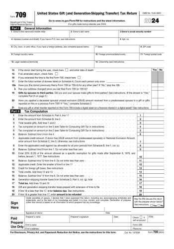 709 - 709 Tax Form for 2025