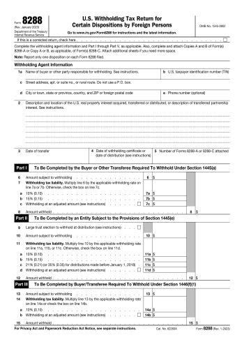 8288 - 8288 Tax Form for 2025