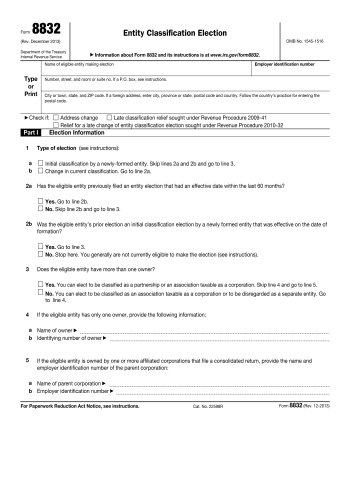 8832 - 8832 Tax Form for 2025