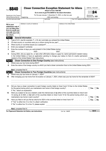 8840 - 8840 Tax Form for 2025