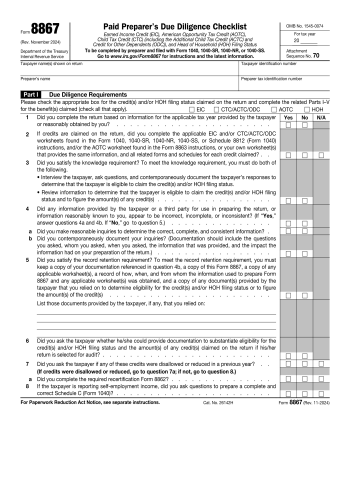 8867 - 8867 Tax Form for 2025