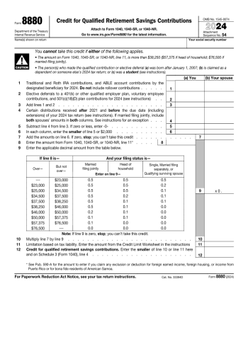 8880 - 8880 Tax Form for 2025