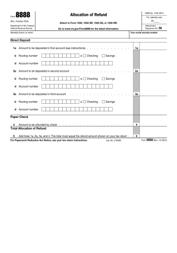 8888 - 8888 Tax Form for 2025