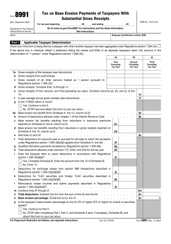 8991 - 8991 Tax Form for 2025