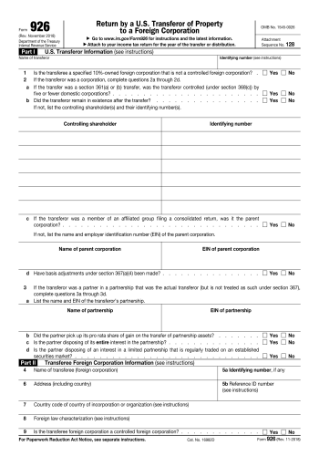 926 - 926 Tax Form for 2025