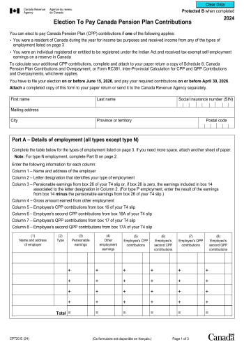 CPT20 - CPT20 Tax Form for 2025