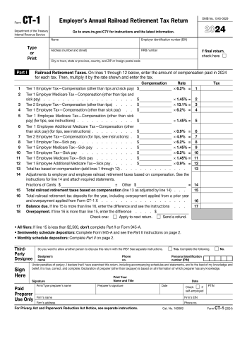 CT-1 - CT-1 Tax Form for 2025