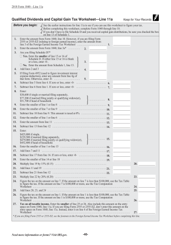 Capital Gains Worksheet - Capital Gains Tax  Worksheet for 2025