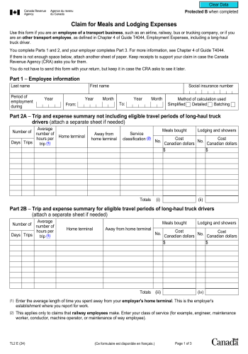 TL2 - TL2 Tax Form for 2025