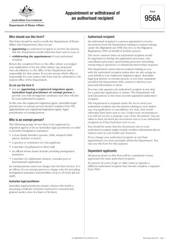 956A - 956A Form for 2025