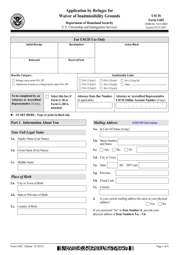 I-907 - I-907 Form for 2025
